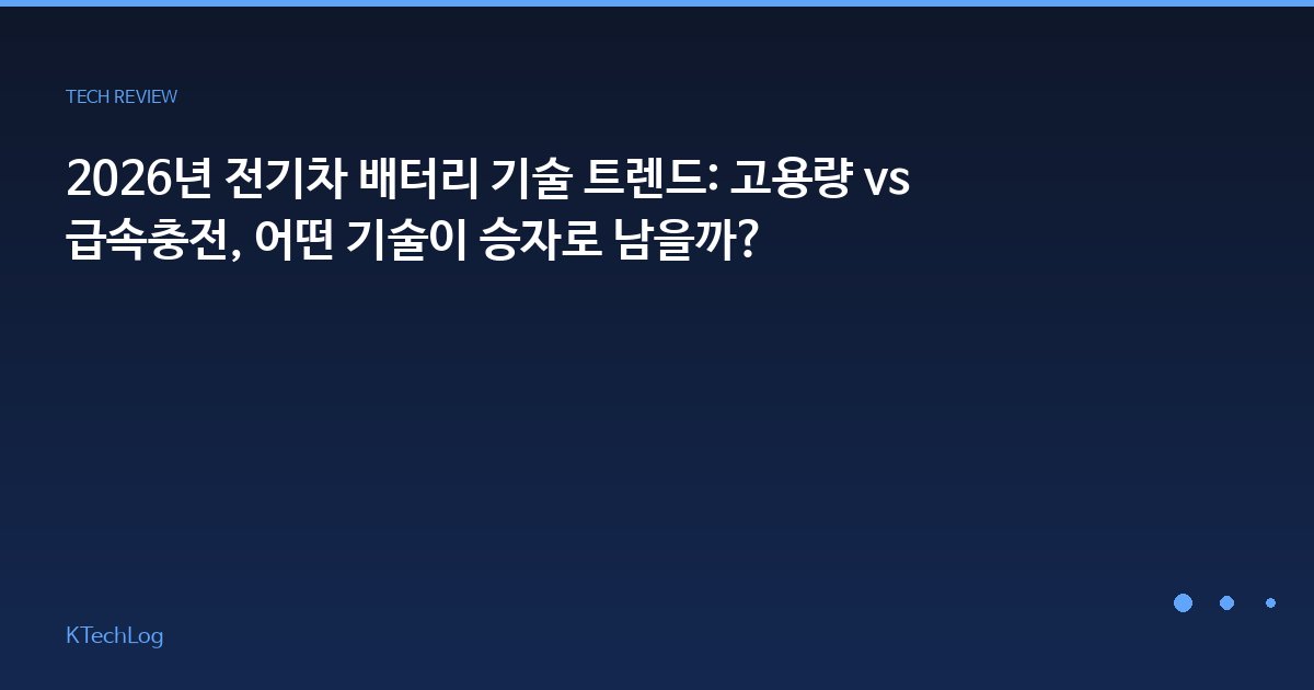 KTechLog - IT 리뷰 & 테크 가이드