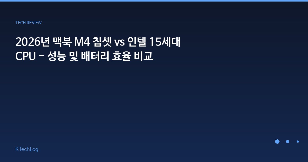KTechLog - IT 리뷰 & 테크 가이드